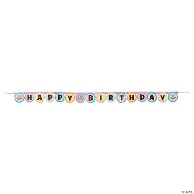 “You're A Hoot” Jointed Birthday Banner