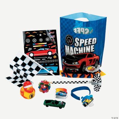 8 Race Car Filled Treat Bags