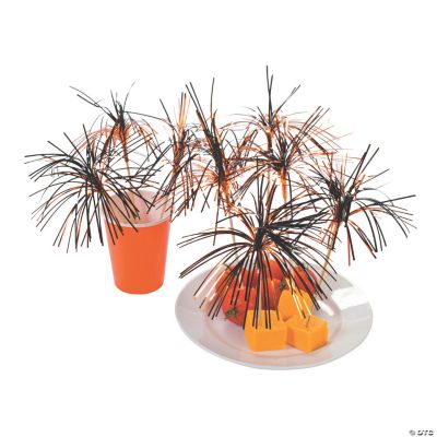 Orange & Black Burst Picks
