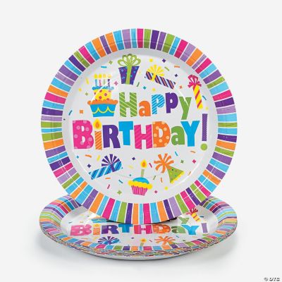 Birthday Celebration Dinner Plates