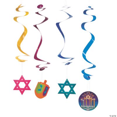 Hanukkah Dangling Swirls