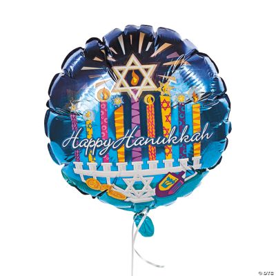 “Happy Hanukkah” Mylar Balloons