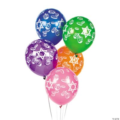 Latex Hanukkah Balloons