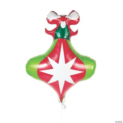 Ornament-Shaped Mylar Balloon