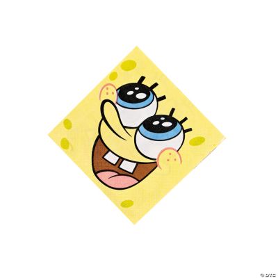 16 SpongeBob Squarepants™ Classic Beverage Napkins
