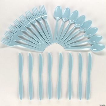 Light Blue Cutlery Set