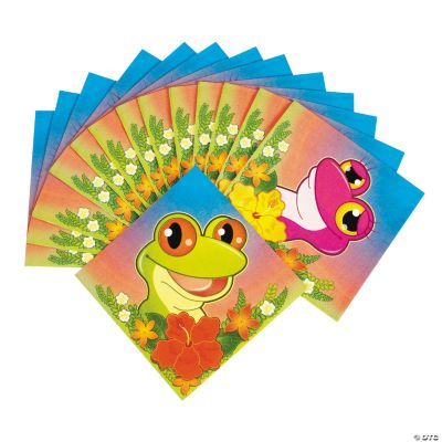 Frog Luau Luncheon Napkins