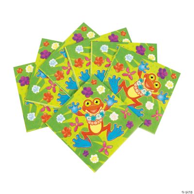 Frog Luau Beverage Napkins