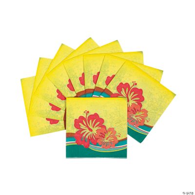 Hibiscus Wave Beverage Napkins