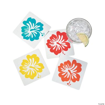 Hibiscus Wave Coasters