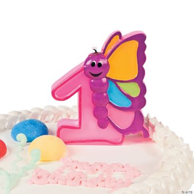 Butterfly “1” Candle