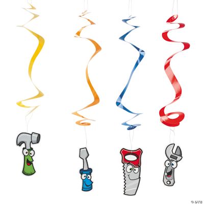 Tool Party Dangling Swirls