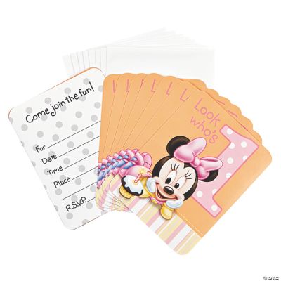 Minnie’s 1st Birthday Invitations