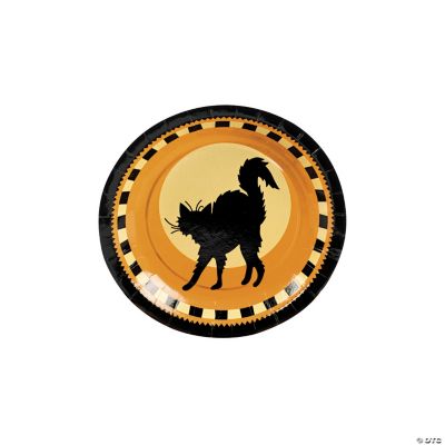 Halloween Silhouette Dessert Plates