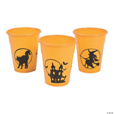 Halloween Silhouette Disposable Cups