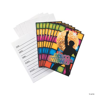 8 Disco Party Invites