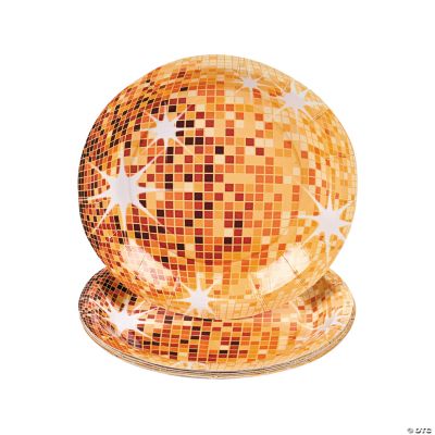 Disco Party Dessert Plates