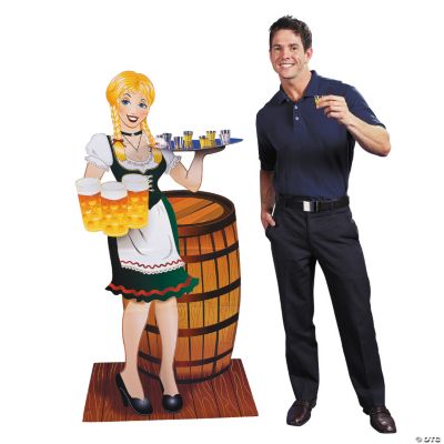 Bar Maid Stand-Up With Tray