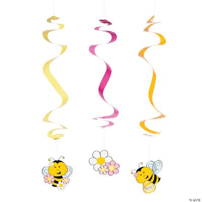 Bee Party Dangling Swirls