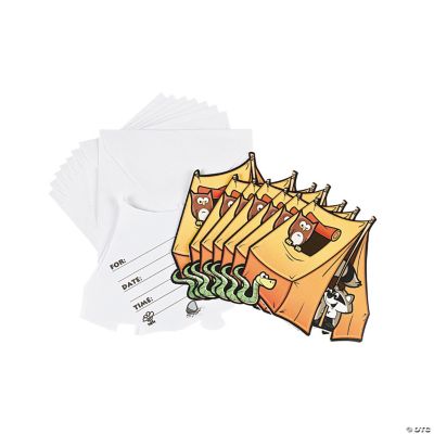 Camp Adventure Invitations