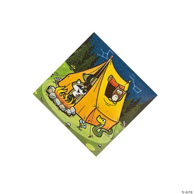 great camping party ideas
 on Camp Adventure Beverage Napkins - Oriental Trading