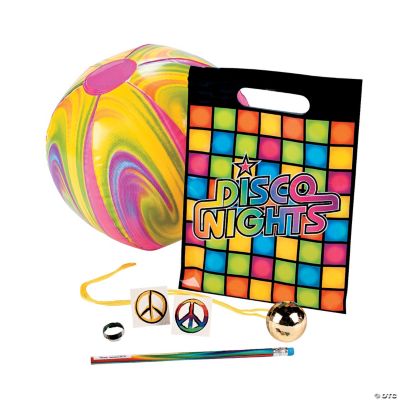8 Disco Party Filled Treat Bags