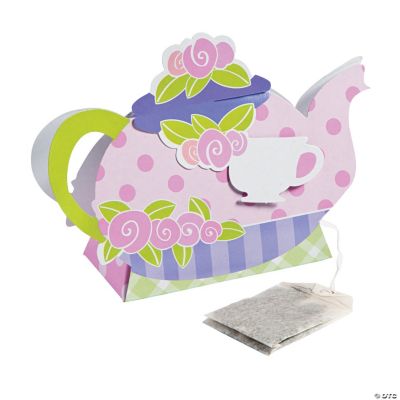 8 Tea Party Die Cut Treat Boxes