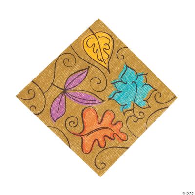 Autumn Leaves Luncheon Napkins