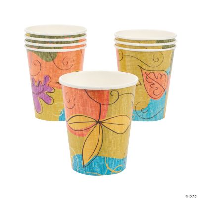 Autumn Leaves Cups