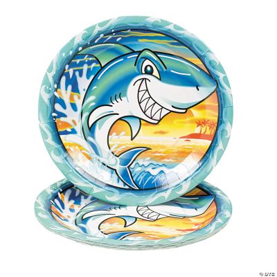 Jawsome Shark Dinner Plates
