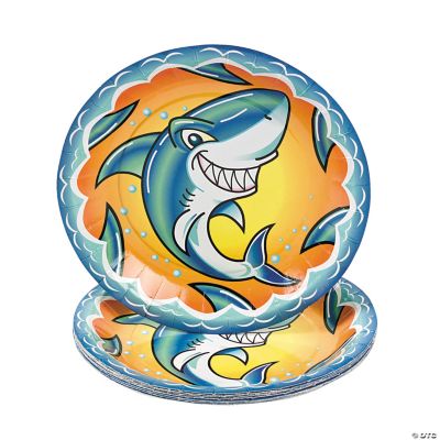 Jawsome Shark Dessert Plates