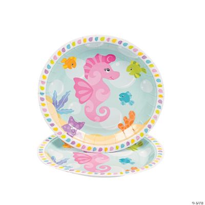 Under The Sea Girl Dessert Plates