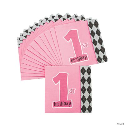 “Lil’ Angel” 1st Birthday Luncheon Napkins