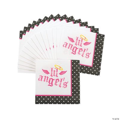 “Lil’ Angel” 1st Birthday Beverage Napkins