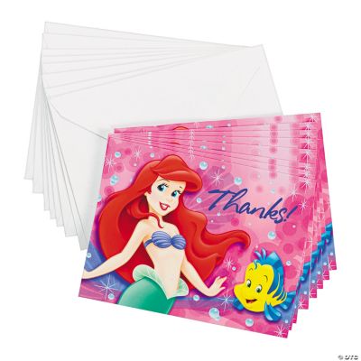 The Little Mermaid Thank You Notes