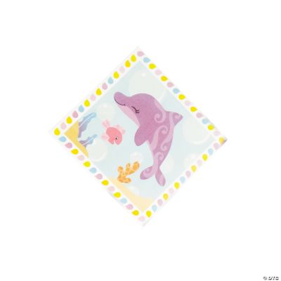 Under The Sea Girl Beverage Napkins