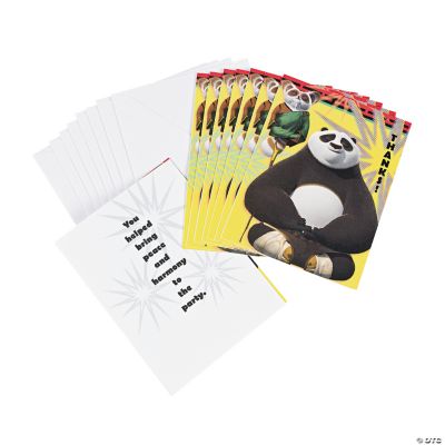 Kung Fu Panda® 2 Thank You Cards - Oriental Trading ...