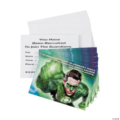 Green Lantern™ Invitations