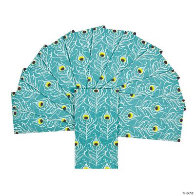Peacock Feather Guest Towels