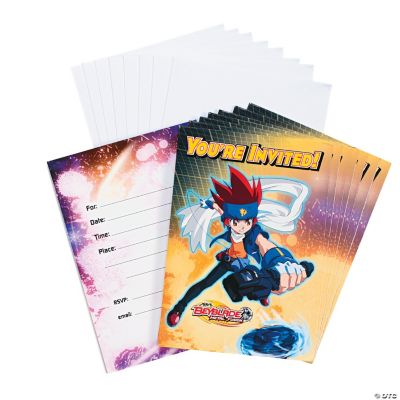 Beyblade: Metal Fusion Invitations