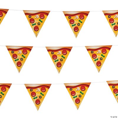 Pizza Party Pennant Banner
