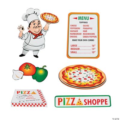 Pizza Party Cutouts
