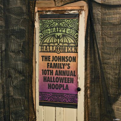 Personalized Spooky Party Door Cover