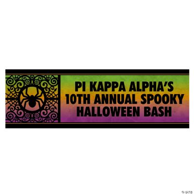 Personalized Halloween Treat Banner - Small