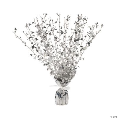 Silver Starburst Decorations