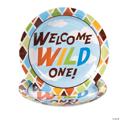 8 Safari Boy Dessert Plates