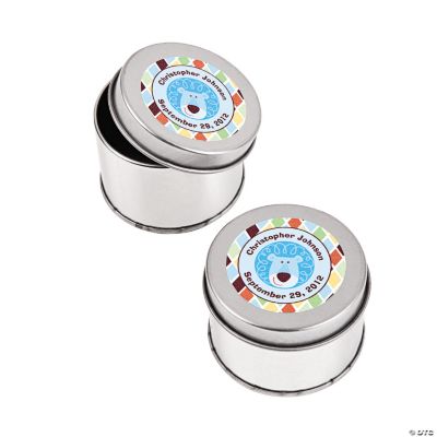 Personalized Safari Boy Zoo Containers