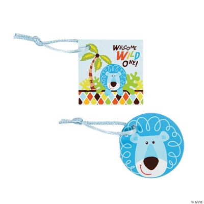 24 Safari Boy Favor Tags
