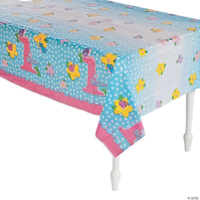 “1st Birthday” Girl Table Cover