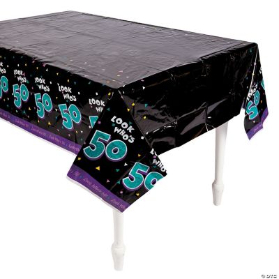 “Look Who's 50” Table Cover